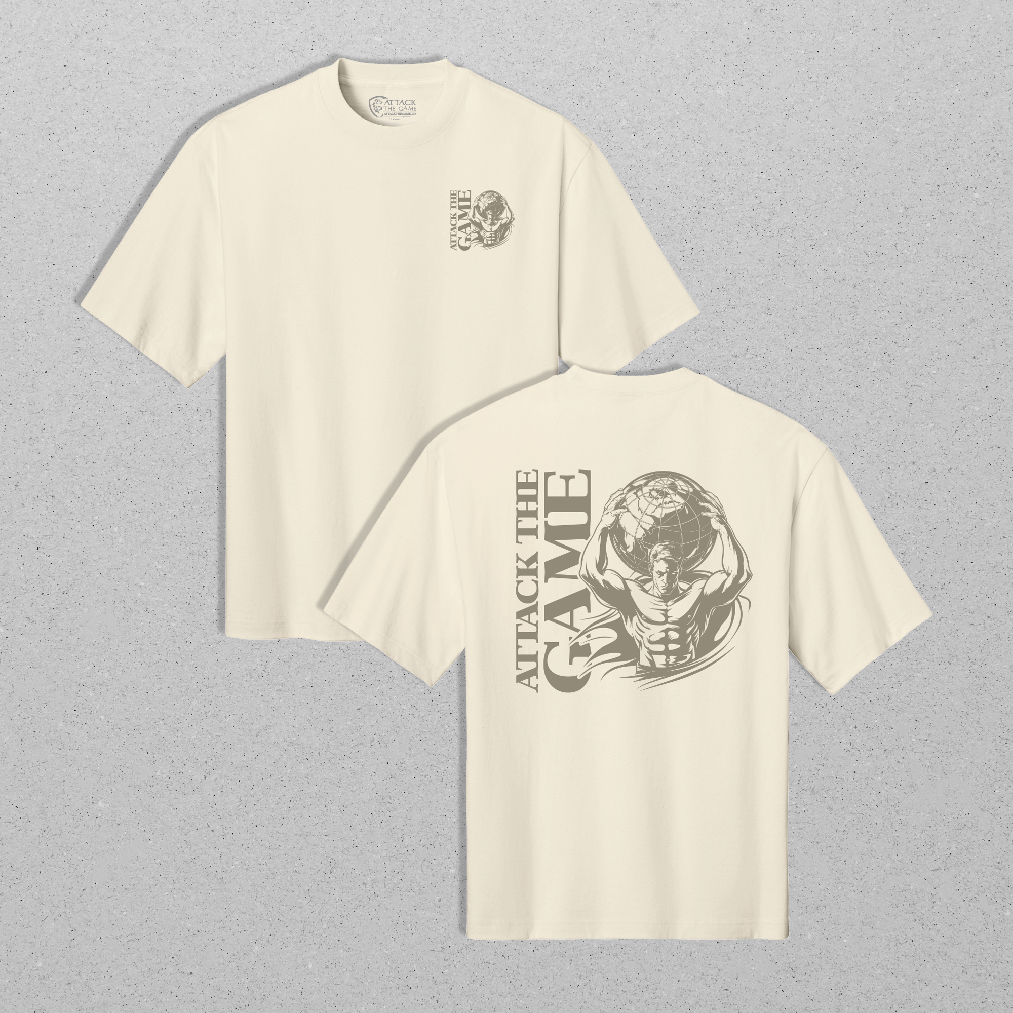 Attack The Game - Atlas Oversized Tee