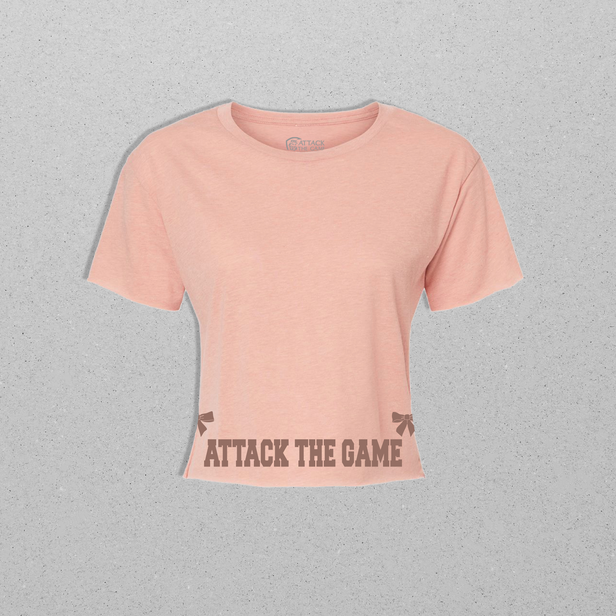 Attack The Game - Power Bow Crop Tee