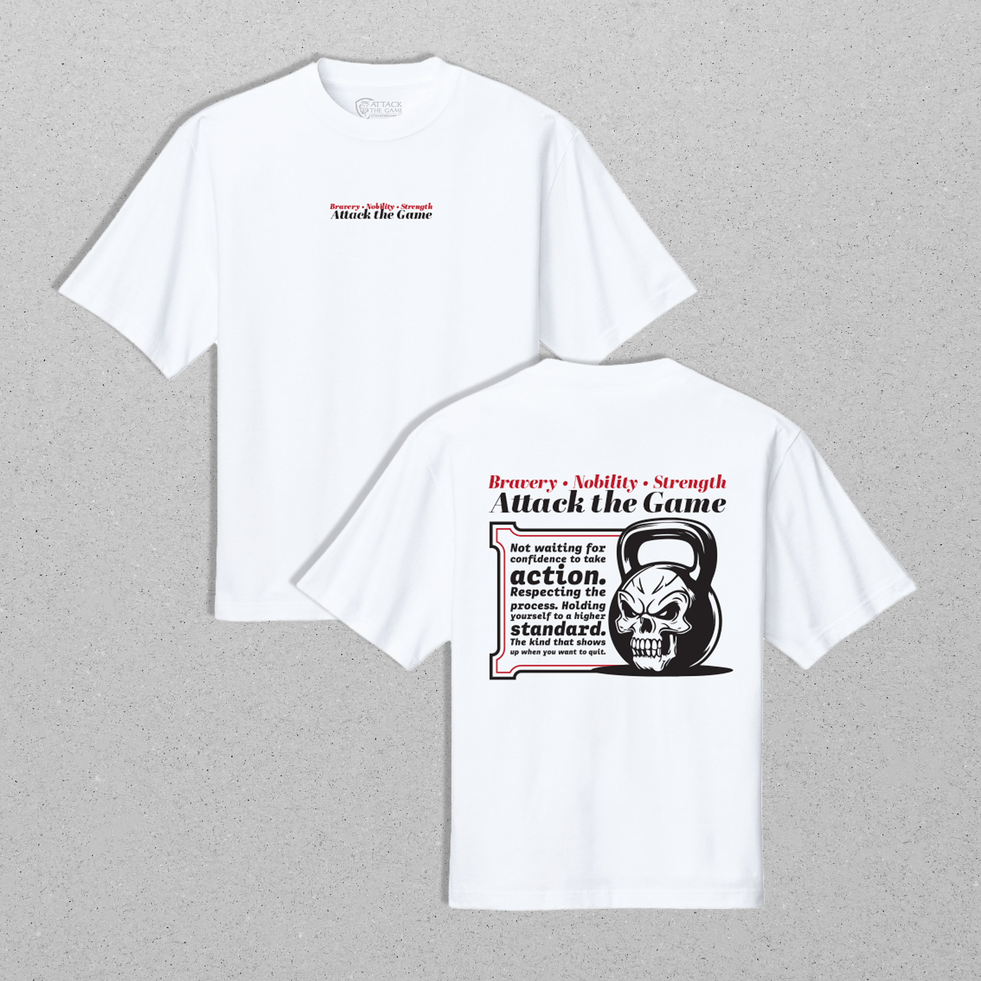 Attack The Game - Standard Setter Oversized Tee