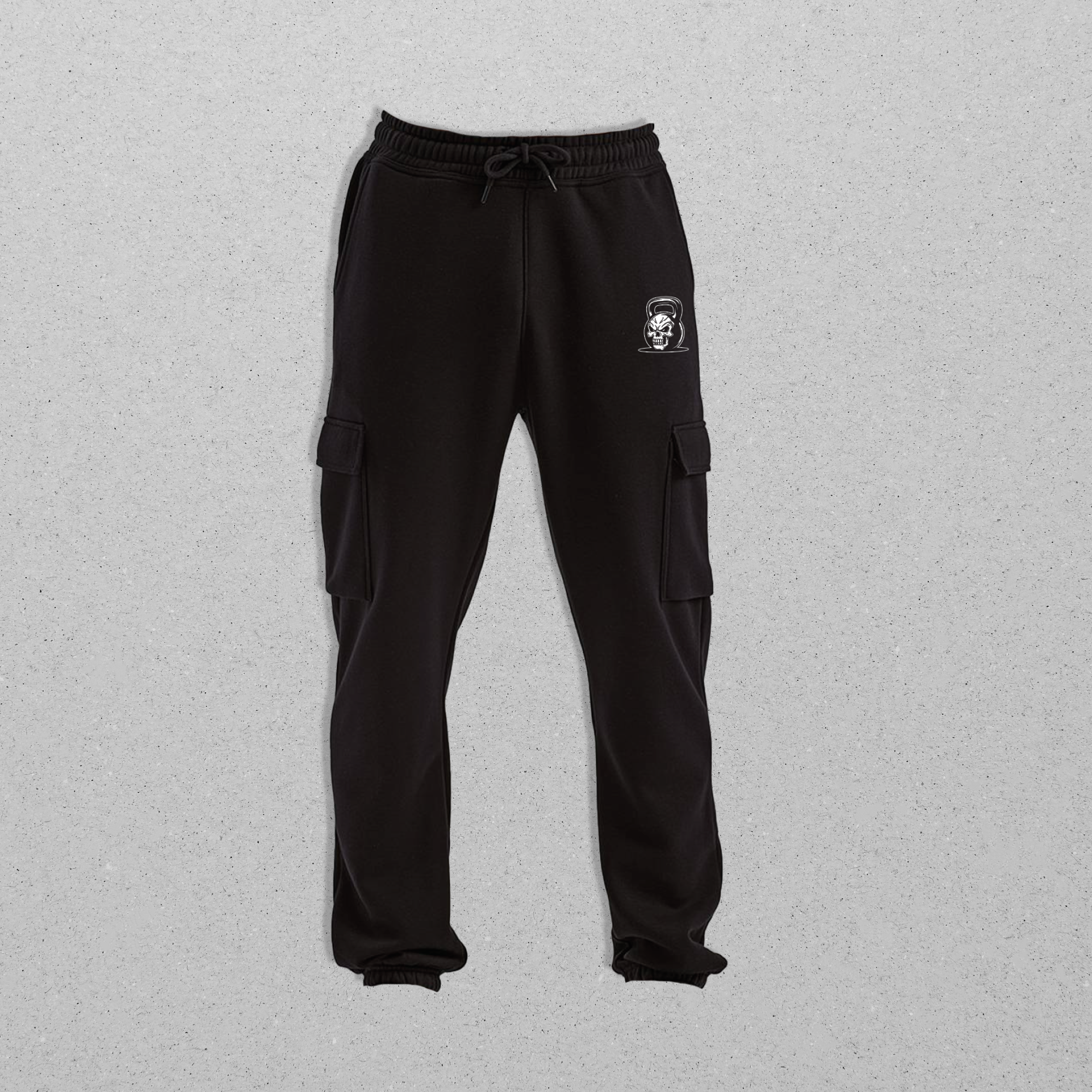 Skullbell Cargo Jogger-BLK