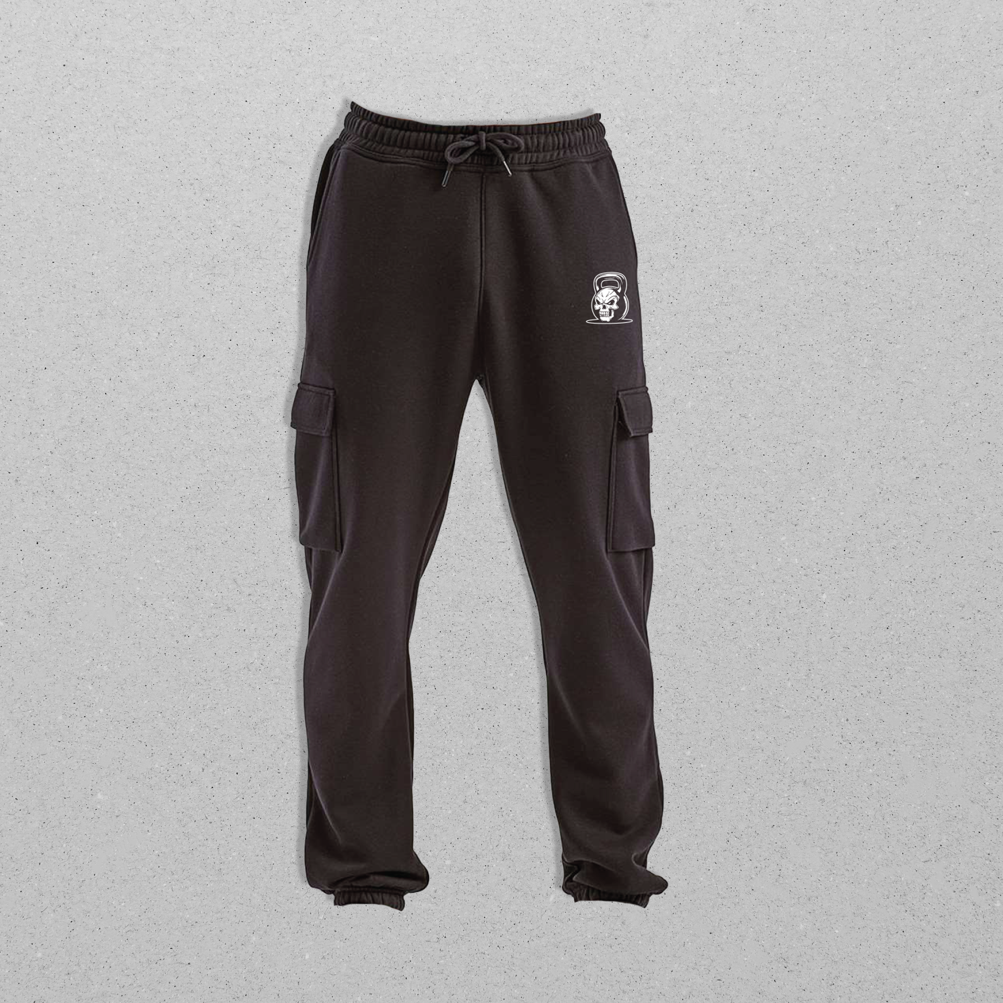 Attack The Game - Skullbell Cargo Jogger - Charcoal